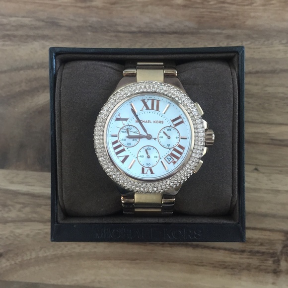 LIKE NEW TAGS Michael Kors Camille Rose Gold Watch main image 4